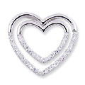 Charm in silver