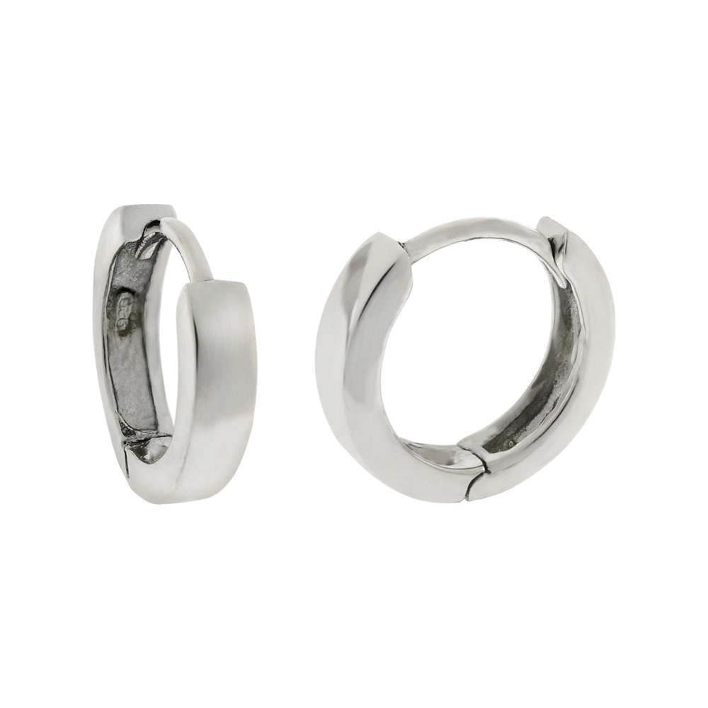 Wholesale 3mm Polished Huggie Hoop Earrings