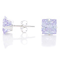 Sterling Silver Cubic Zirconia Stud Earrings